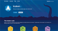 Desktop Screenshot of krakenjs.com