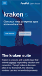 Mobile Screenshot of krakenjs.com